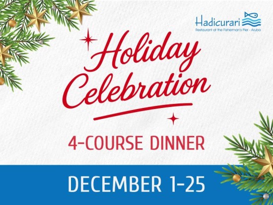 Holiday Celebration at Hadicurari: A Beachfront 4-Course Experience